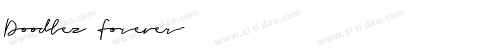 Doodlez Forever字体转换